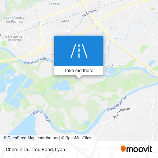 Chemin Du Trou Rond map