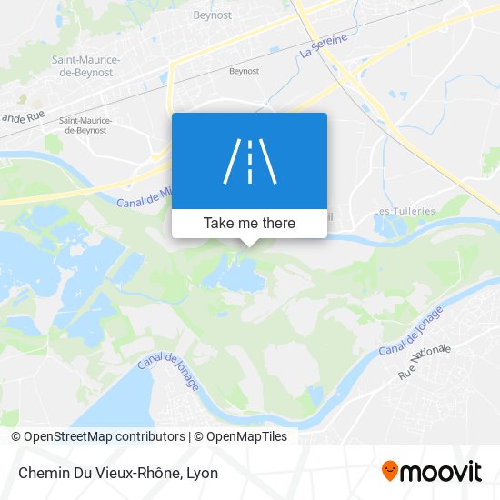 Chemin Du Vieux-Rhône map