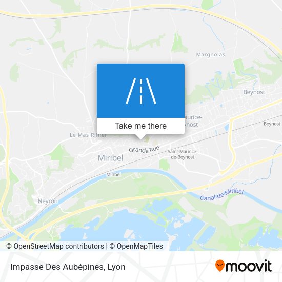 Impasse Des Aubépines map