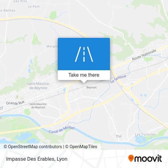 Impasse Des Érables map