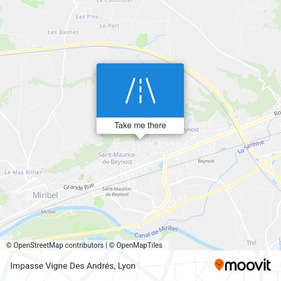 Impasse Vigne Des Andrés map