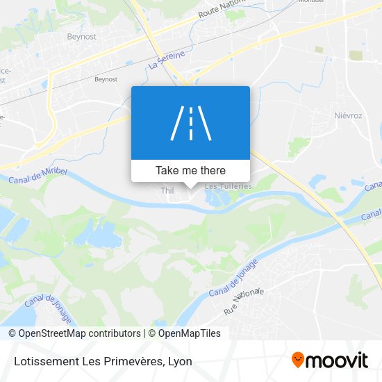 Lotissement Les Primevères map