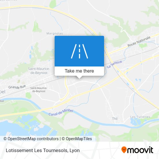 Lotissement Les Tournesols map