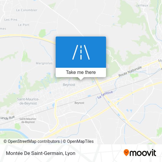 Montée De Saint-Germain map