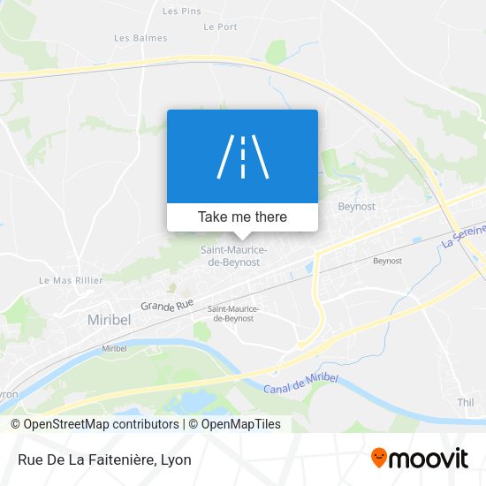 Rue De La Faitenière map
