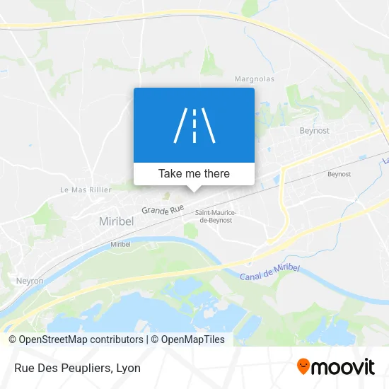 Rue Des Peupliers map