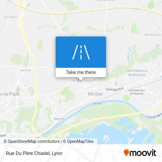 Rue Du Père Chadel map