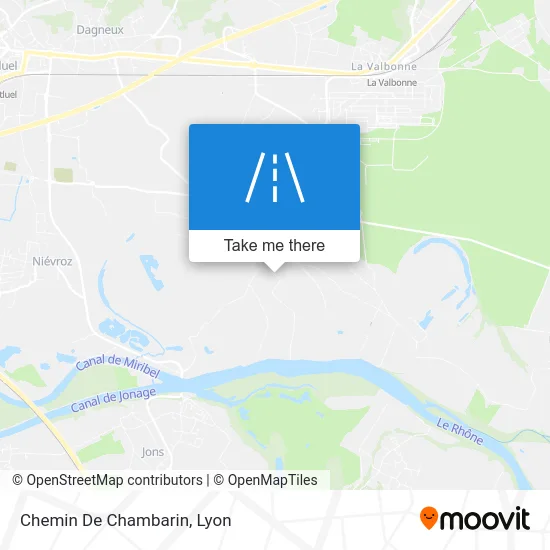 Chemin De Chambarin map