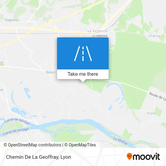 Chemin De La Geoffray map