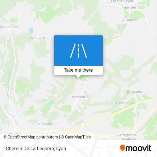 Chemin De La Léchère map