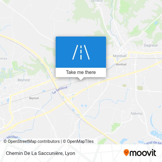 Chemin De La Saccunière map