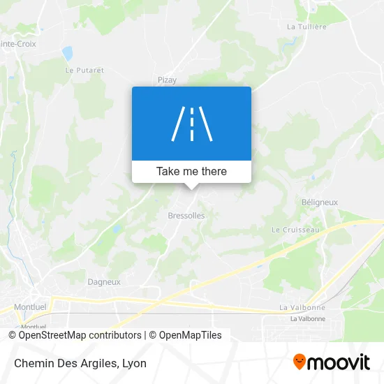 Chemin Des Argiles map