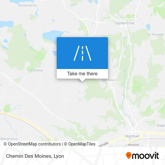 Chemin Des Moines map