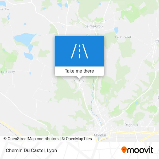 Chemin Du Castel map