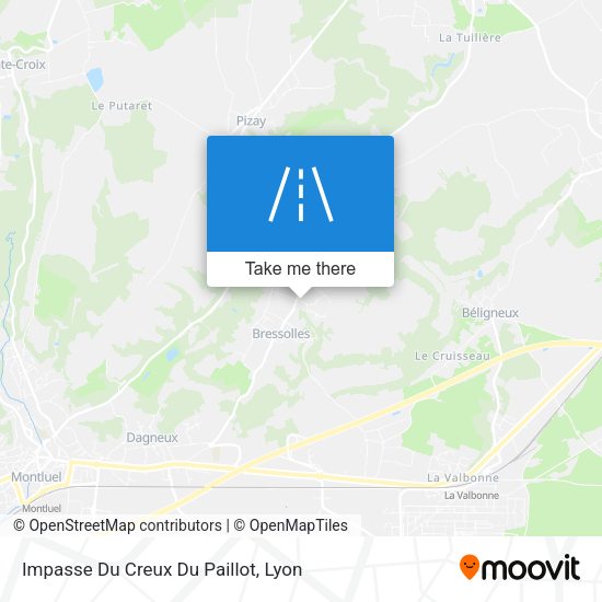 Impasse Du Creux Du Paillot map