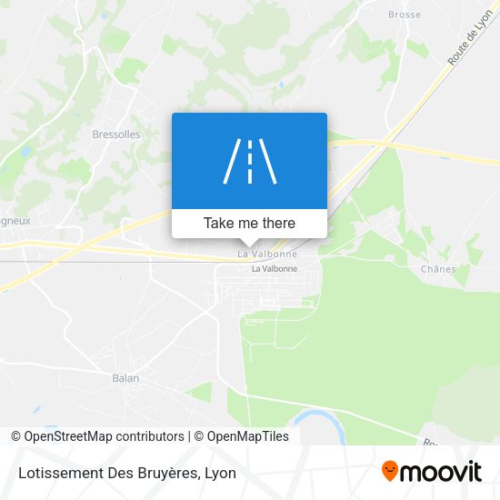 Lotissement Des Bruyères map