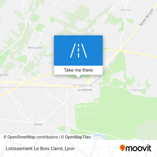 Lotissement Le Bois Carré map