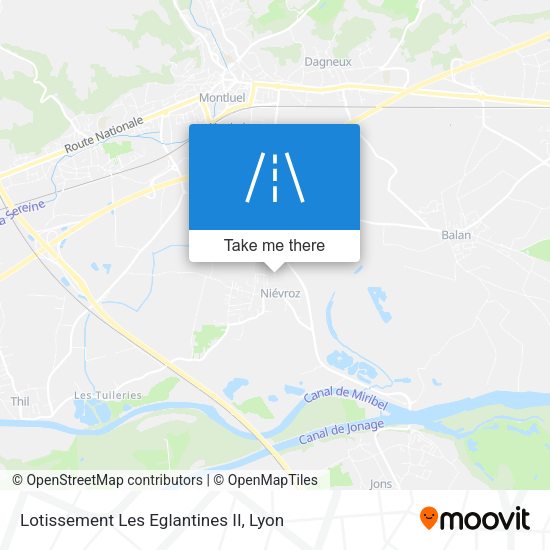 Lotissement Les Eglantines II map