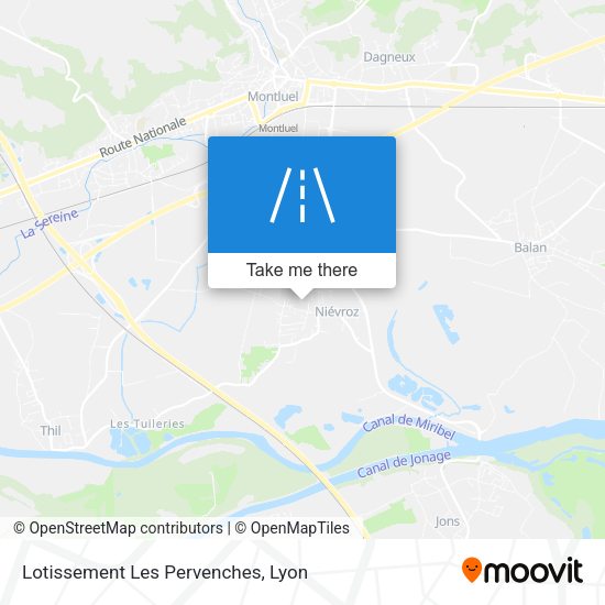 Lotissement Les Pervenches map