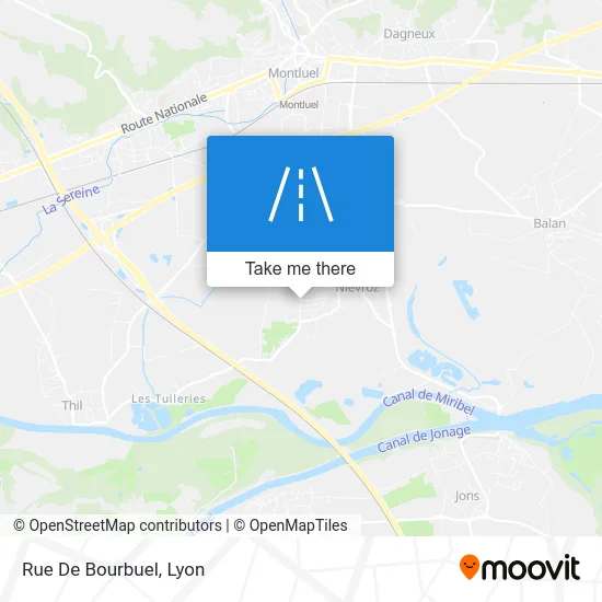 Rue De Bourbuel map