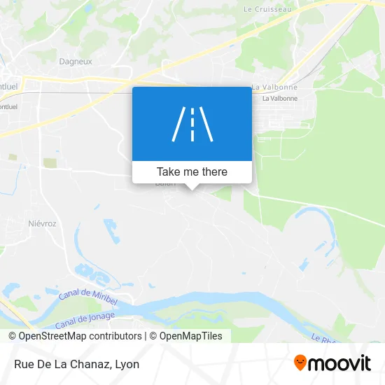 Rue De La Chanaz map