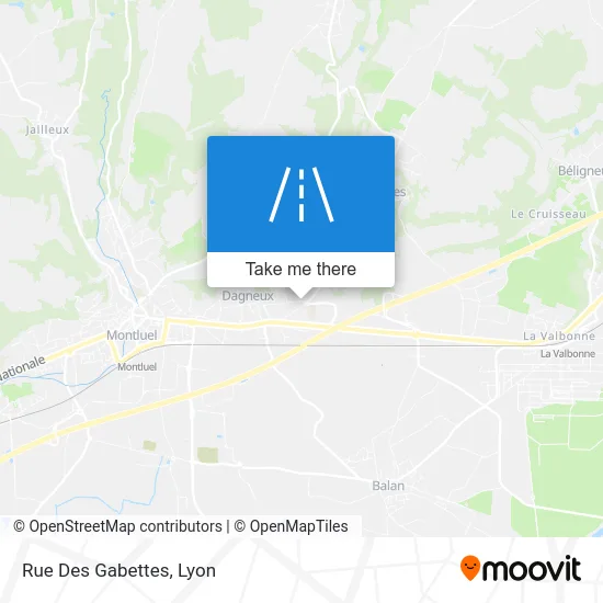 Rue Des Gabettes map