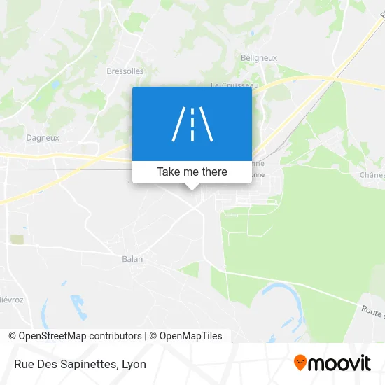 Rue Des Sapinettes map