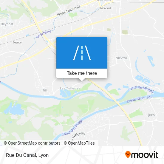 Rue Du Canal map