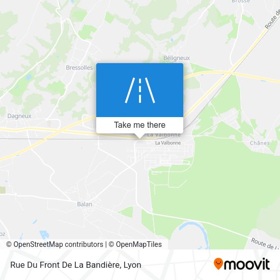 Rue Du Front De La Bandière map