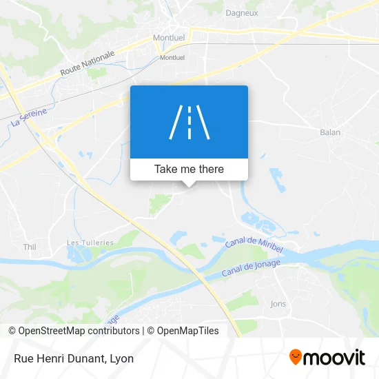 Rue Henri Dunant map