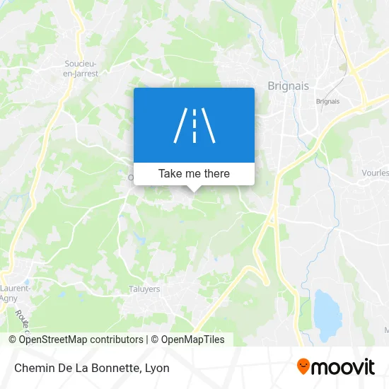 Chemin De La Bonnette map