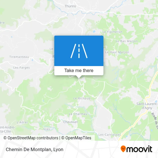 Chemin De Montplan map