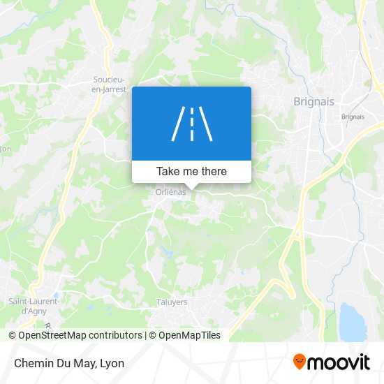 Chemin Du May map