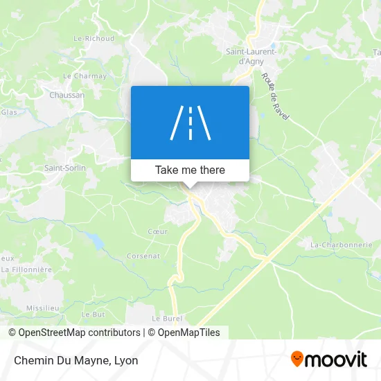 Chemin Du Mayne map