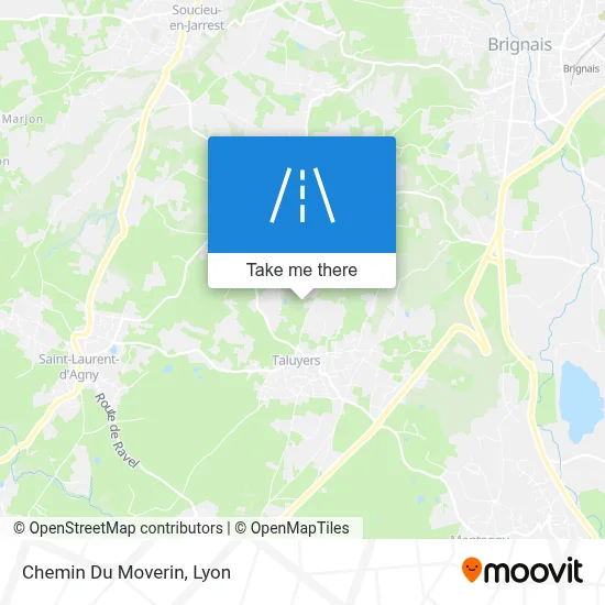 Chemin Du Moverin map