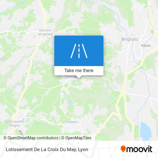 Lotissement De La Croix Du May map