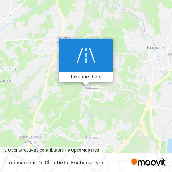 Lotissement Du Clos De La Fontaine map