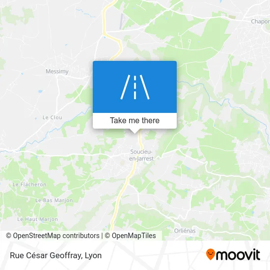 Rue César Geoffray map