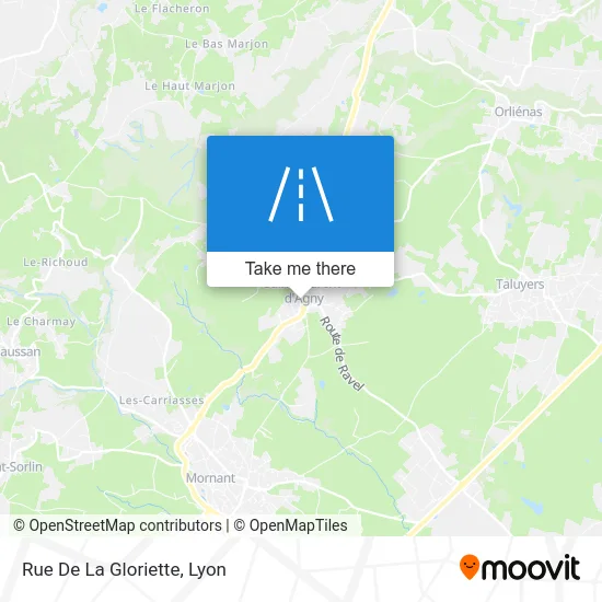 Rue De La Gloriette map