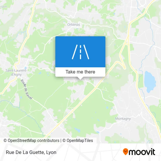 Rue De La Guette map