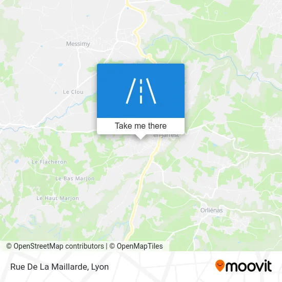 Rue De La Maillarde map