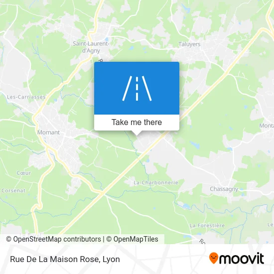 Rue De La Maison Rose map