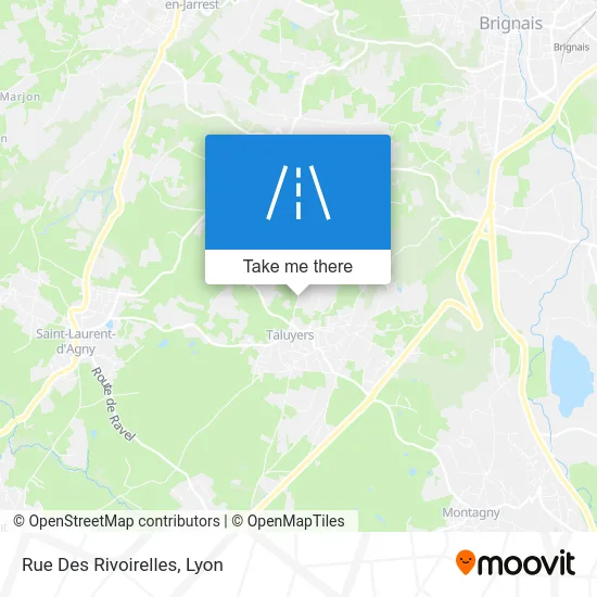 Rue Des Rivoirelles map