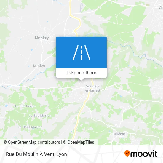 Rue Du Moulin À Vent map