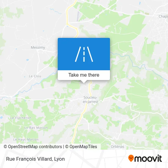 Rue François Villard map