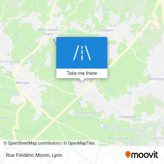 Rue Frédéric Monin map