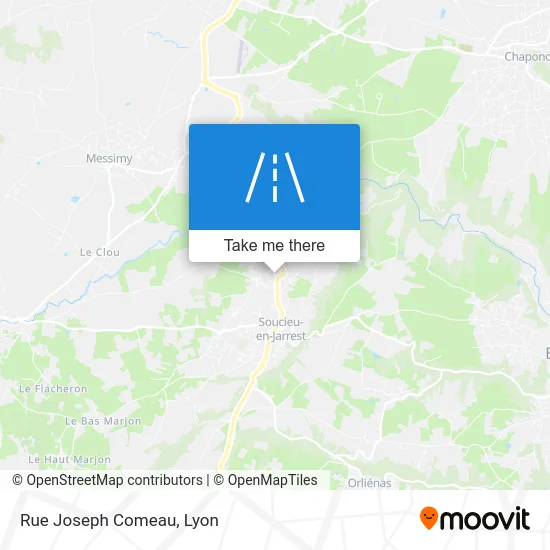 Rue Joseph Comeau map