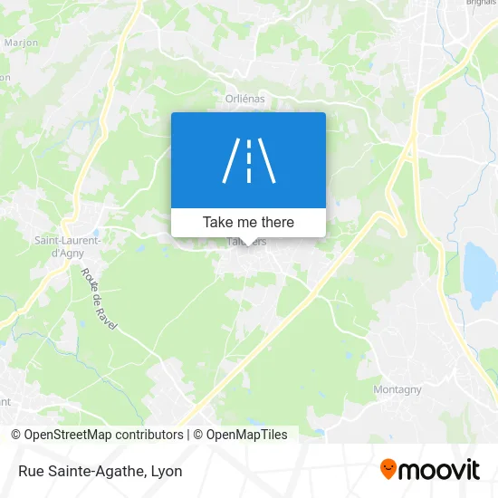 Rue Sainte-Agathe map