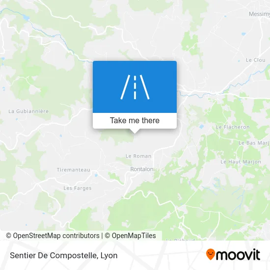 Sentier De Compostelle map