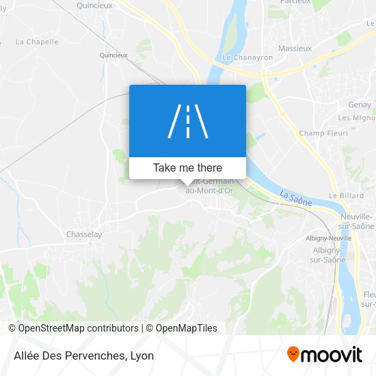 Allée Des Pervenches map